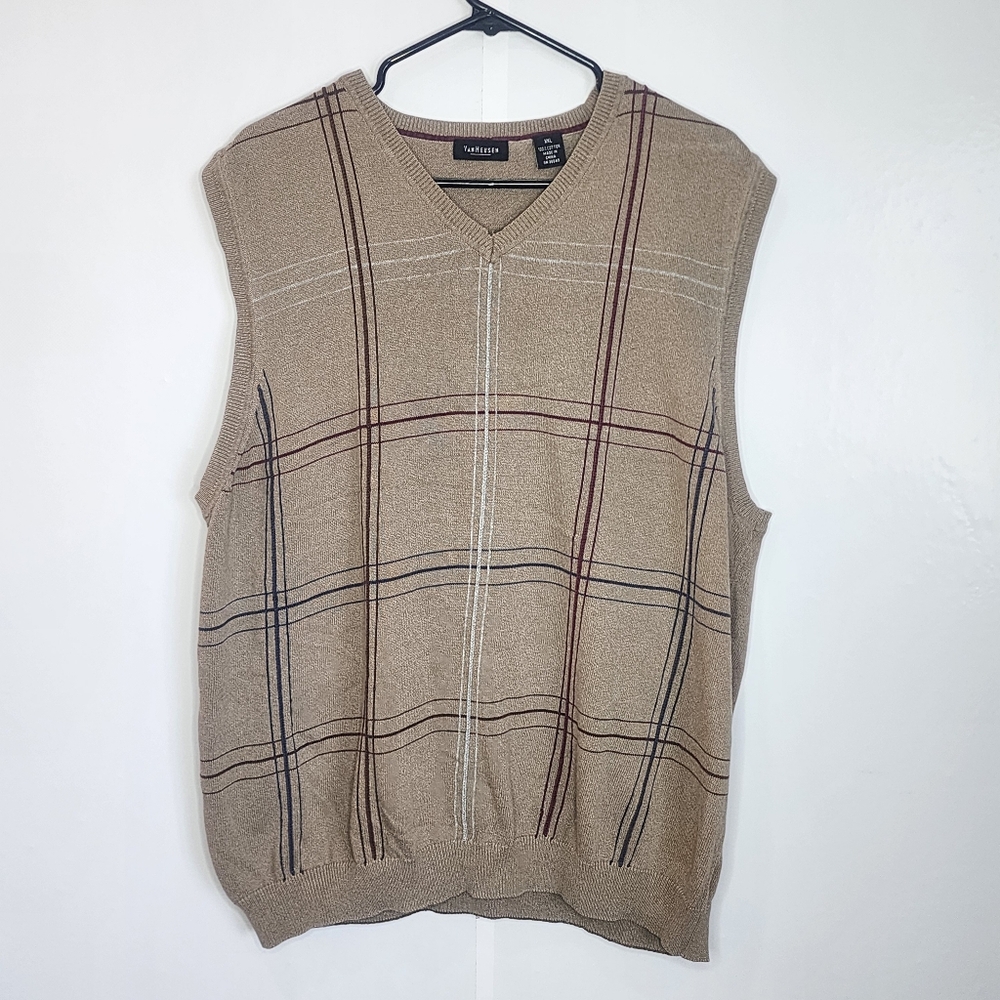Van Heusen Men's Vest, Cream Colored, Size XXL